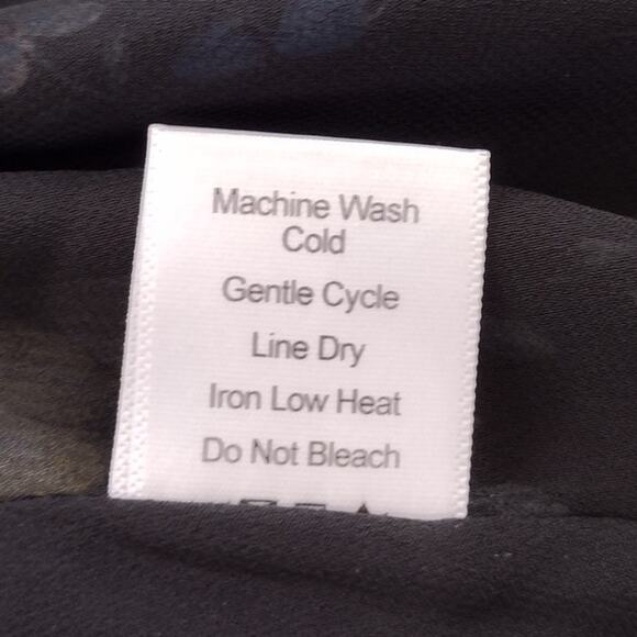 Marybelle Dia & Co NEW Black Floral Two-Tier Pull-On Flare Skirt Womens 3X Plus - Picture 10 of 11